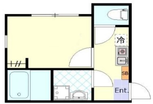 ディアマンテ北千住の物件間取画像